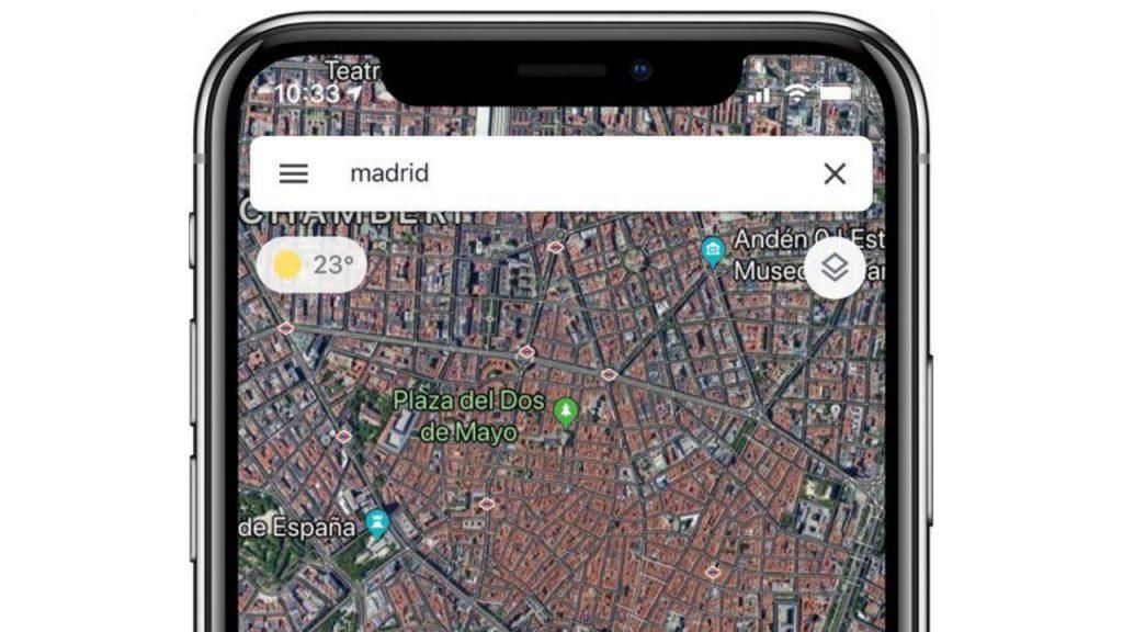 Google Maps iOS-is annab juba teada, milline ilm teatud piirkonnas on