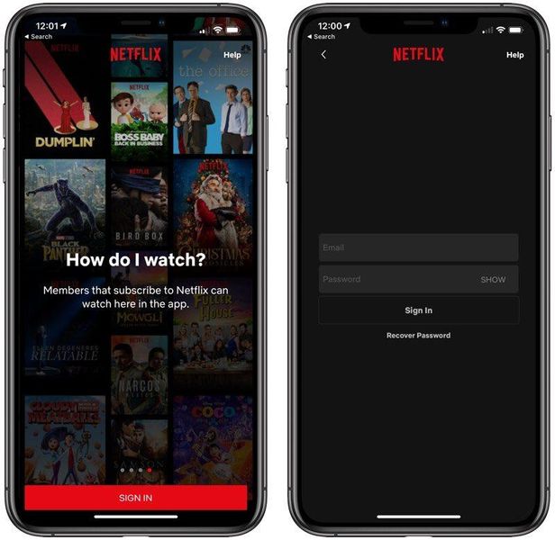 Netflix는 iOS의 앱에서 구독하는 기능을 제거합니다.