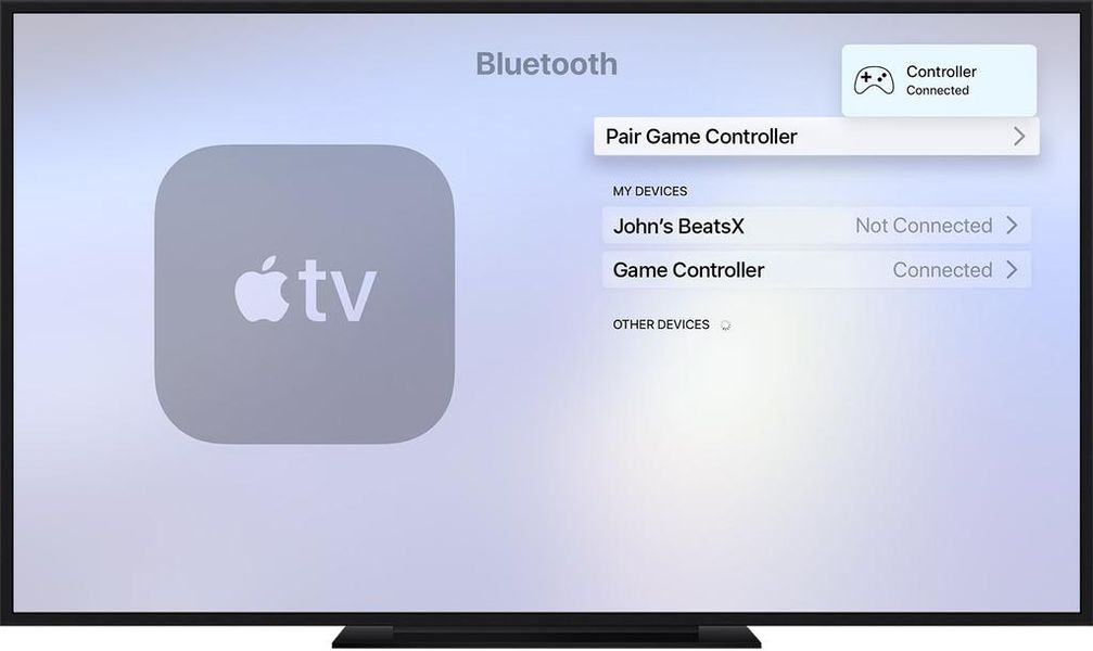คุณจึงสามารถเล่นบน Apple TV ด้วยคอนโทรลเลอร์ PS4 หรือ Xbox One ได้