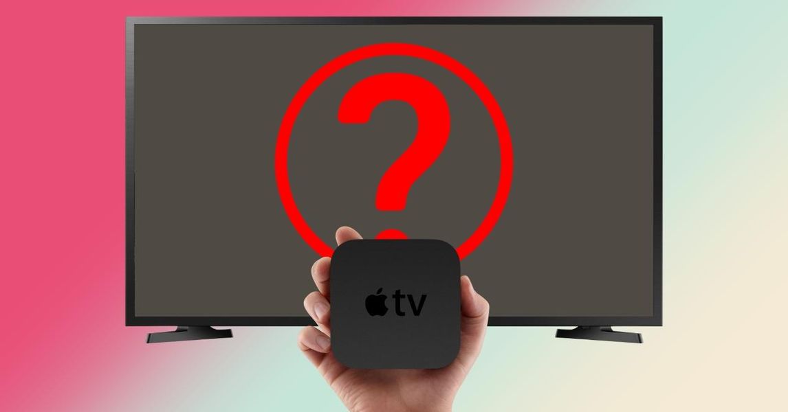 Apple TV לא מופיע על מסך הטלוויזיה