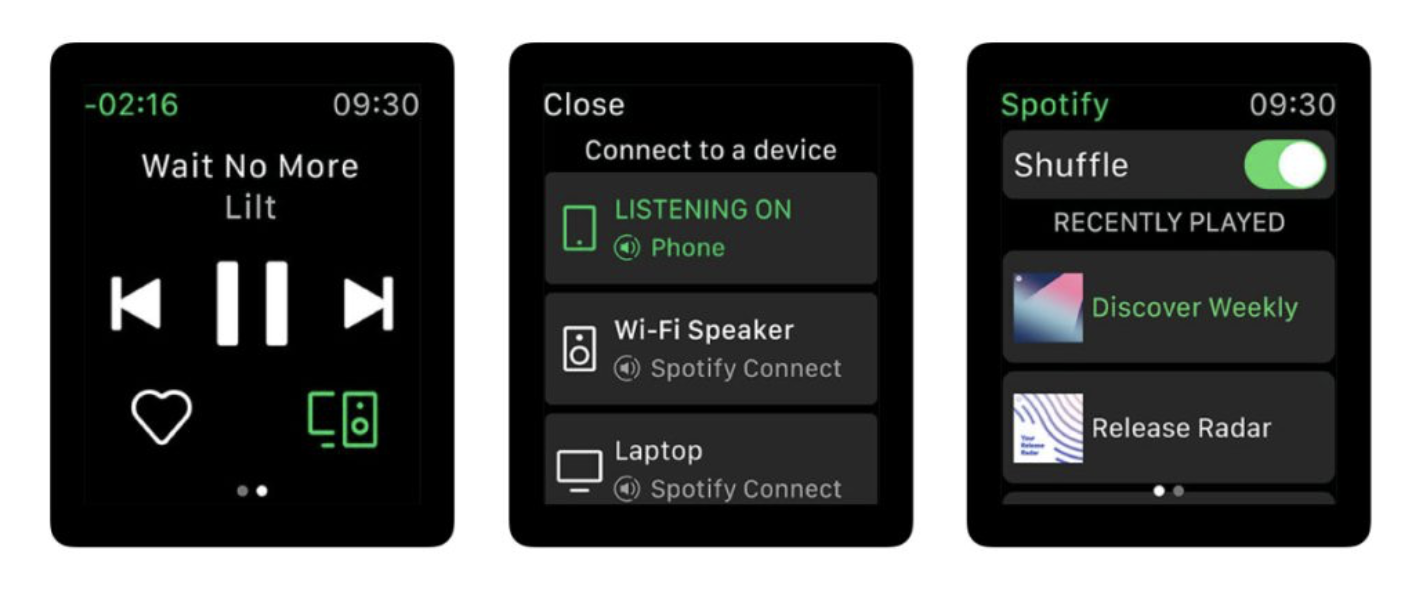 Spotify arrive officiellement sur Apple Watch