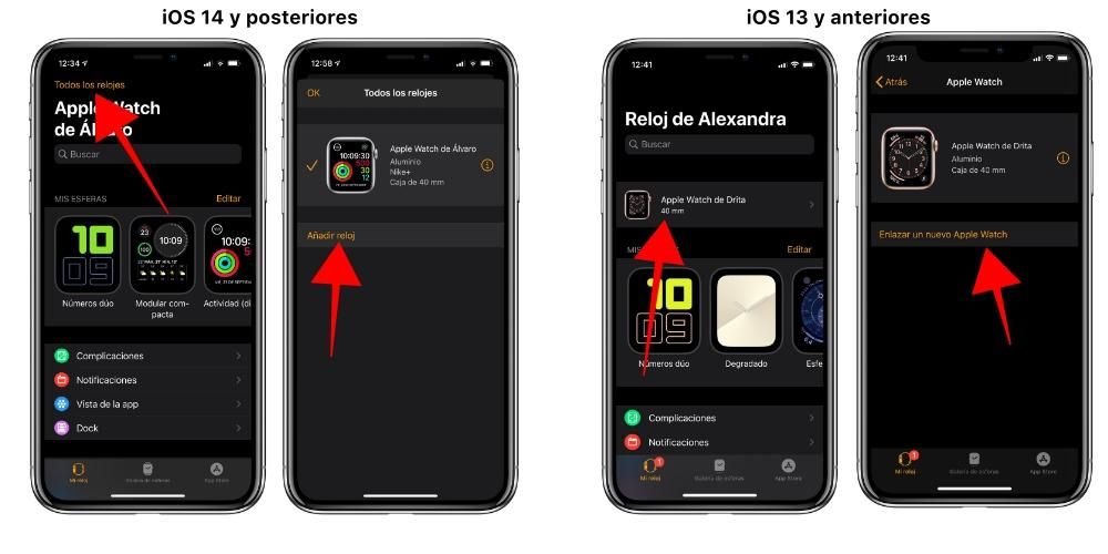Vse o povezovanju več Apple Watch z enim iPhoneom
