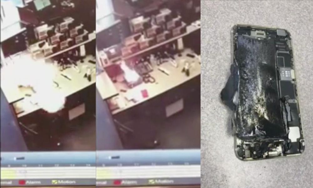 Un presunto iPhone 6s esplode in un'officina