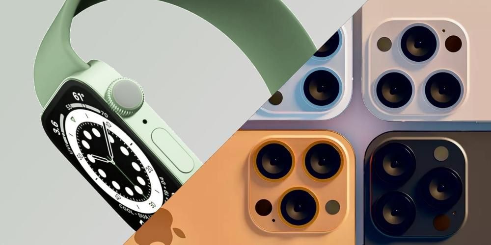Apple Watch 7 und iPhone 13 rendern
