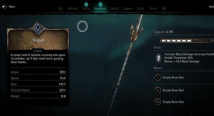 Mythical Svipul Spear
