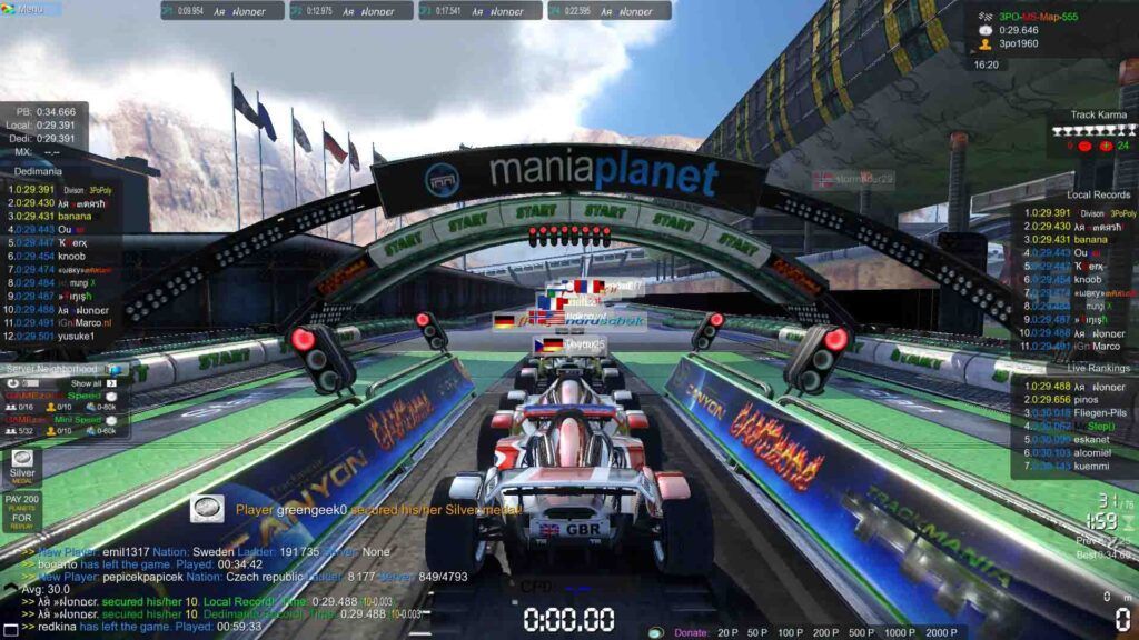 Устранение проблем с белым экраном TrackMania Nations Forever, графических ошибок или проблем с запуском