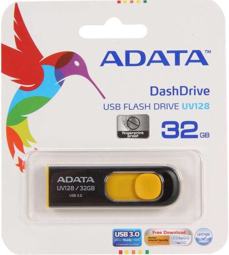 NewEgg lista unidade flash ADATA 32 GB UV128 USB 3.0 por US $ 6,99 com frete grátis