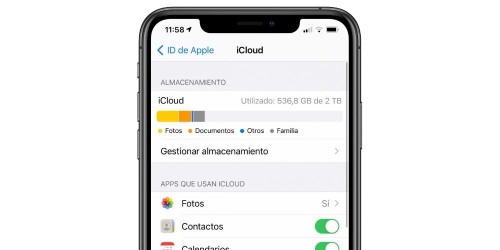 Contacte Backup iPhone iCloud