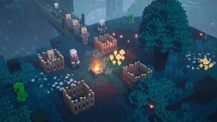 Kako odkleniti skrivnost Soggy Cave v Minecraft Dungeons