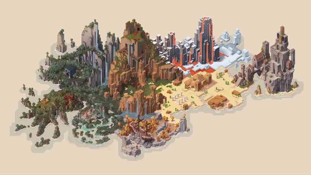 A térkép megnyitása és használata a Minecraft Dungeonsban