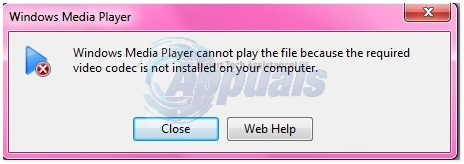 KORRIGERING: Det går inte att spela .mov-filer på Windows Media Player