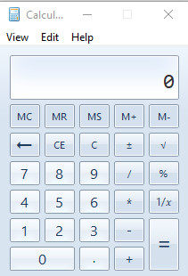 Windows Old Calculator sebagai aplikasi pihak ketiga