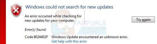 Hur du åtgärdar Windows Update-fel 8024402F