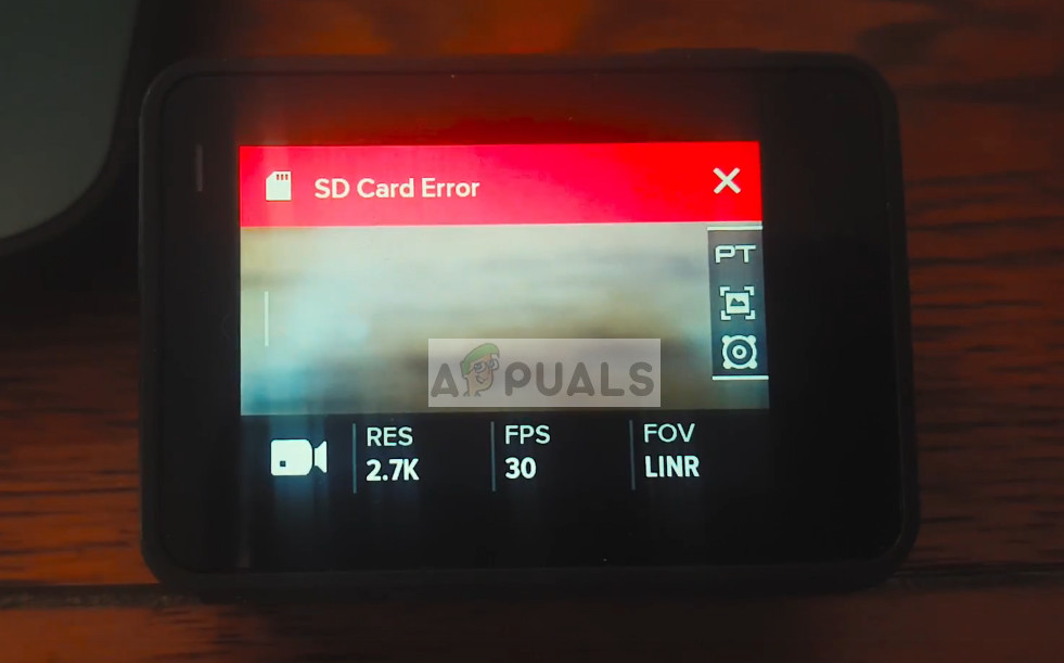 Korjaus: GoPro SD-kortin virhe