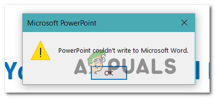 Com es pot corregir PowerPoint que no es pot escriure al Microsoft Word en crear fullets?