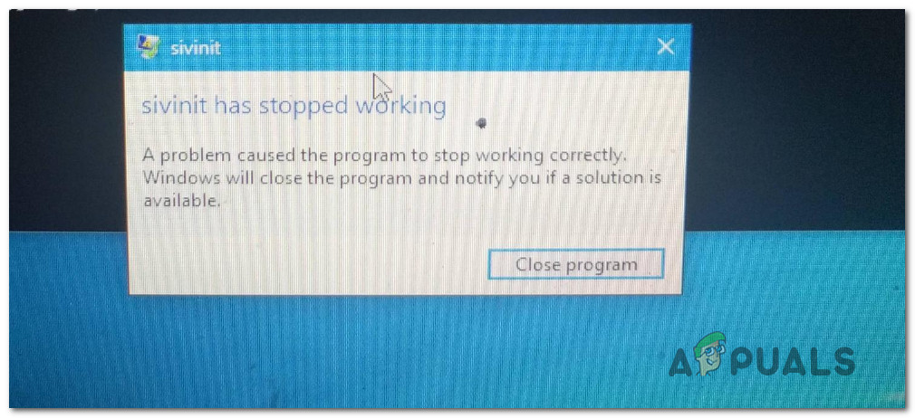 Como corrigir o erro ‘Sivinit parou de funcionar’ no Windows