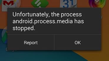 Fix: android.process.media har stoppet