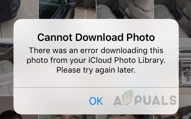 [CORREÇÃO] Erro ao baixar esta foto de sua biblioteca do iCloud