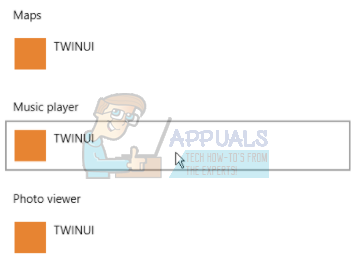 Поправка: Приложенията се нулират към TWINUI