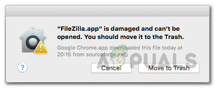 REVISIÓN: La aplicación dañada no se puede abrir en un error de MacOS