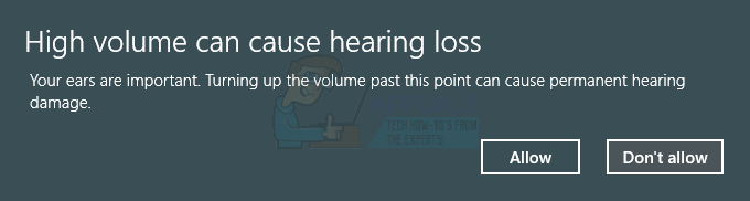 Как да деактивирам предупреждението „Силната сила може да причини загуба на слуха“