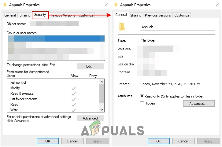 Como remover a guia Segurança das propriedades de arquivos e pastas do Windows?