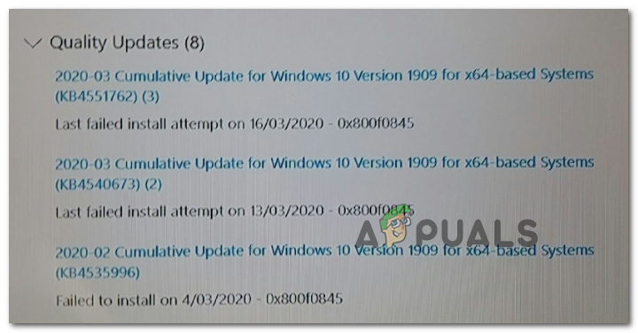 Paano Maayos ang Pag-update ng Error 0x800f0845 sa Windows 10?