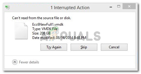 Oprava: Nie je možné načítať zo zdrojového súboru alebo disku