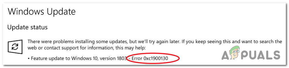 Jak vyřešit chybu Windows Update 0xc1900130?