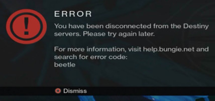 Fix: Destiny Error Code Beetle