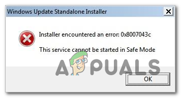 Hvordan fikse Windows Update-feil 0x8007043c?