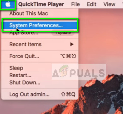Системни предпочитания - Начален екран на Mac OS