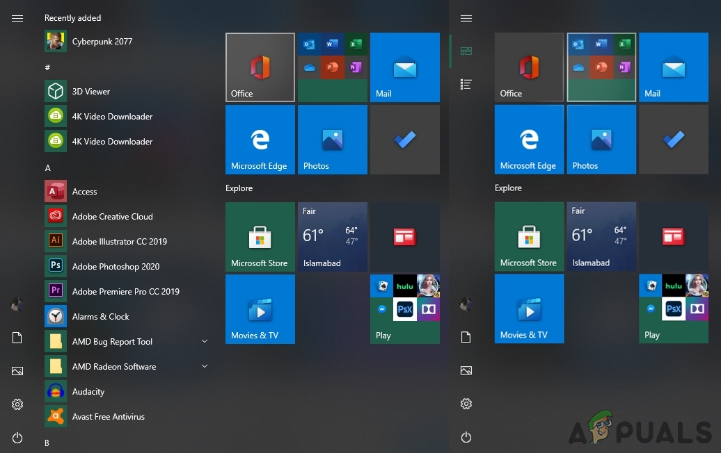 Paano Magdagdag o Mag-alis ng Lahat ng Listahan ng Mga App sa Start Menu sa Windows 10?