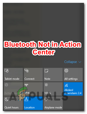 Correção: Bluetooth não está no Action Center do Windows 10