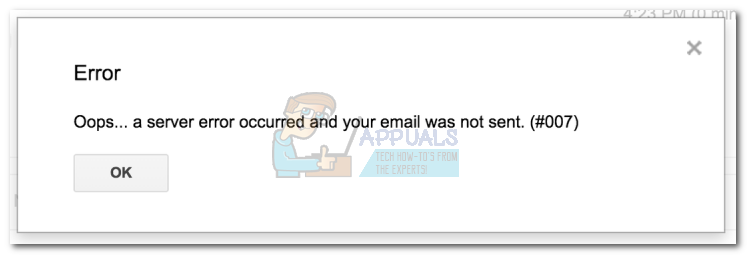 Поправка: упс ... догодила се грешка сервера и ваша е-пошта није послата. (# 007)