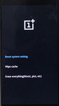 Az OOS visszaállítása az Oreo ROM villogása után a OnePlus 5T-n