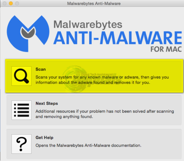 Skenovanie pomocou MalwareBytes