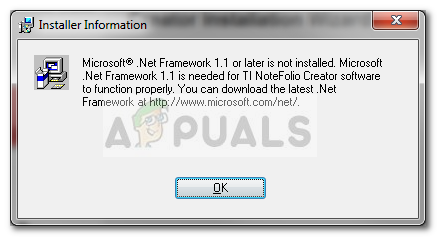 NUSTATYTI: „Windows 10“ negalima įdiegti „Notefolio“