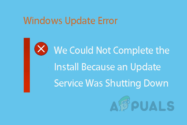 [CORRIGIDO] Não foi possível concluir a instalação porque uma atualização estava sendo encerrada no Windows 10