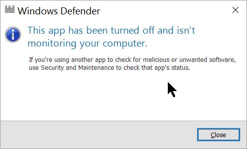 Como consertar o Windows Defender que não liga