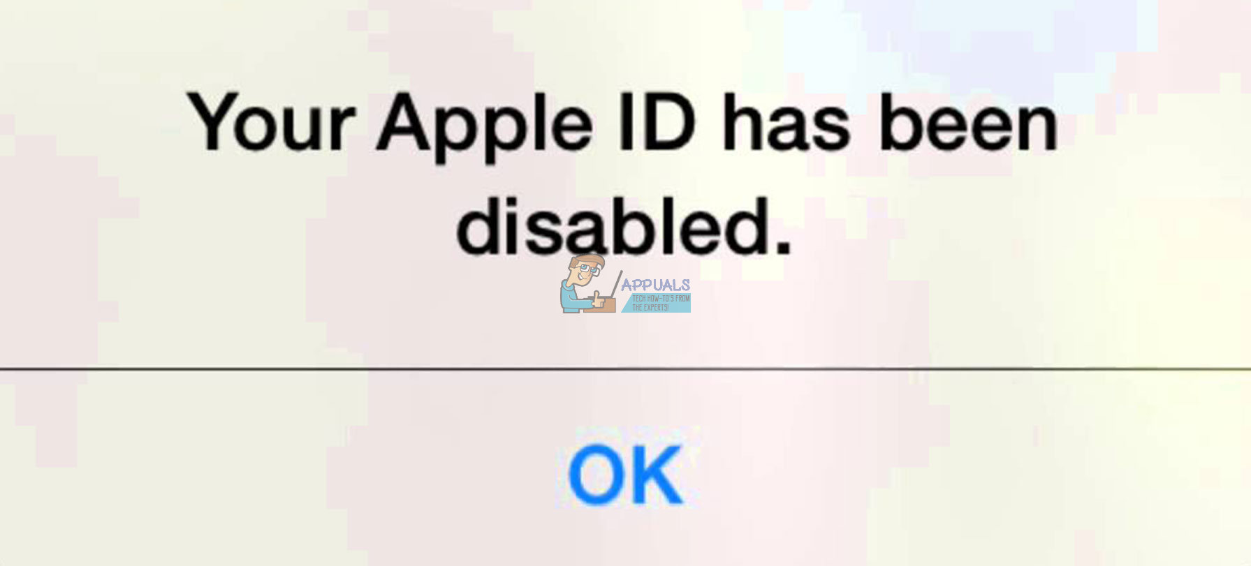 Kaip pataisyti „Jūsų„ Apple ID “buvo išjungtas“