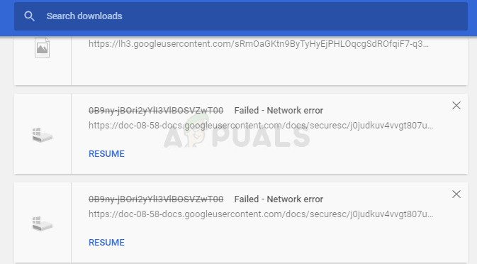 Cómo solucionar 'Error: error de red' al descargar en Google Chrome