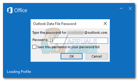 Outlookデータファイルからパスワードを追加または削除する方法