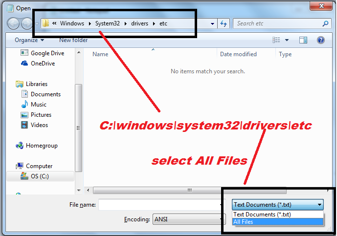 كيفية تحرير ملف Hosts في Windows 7/8 و 10
