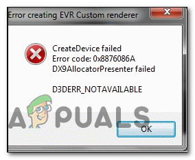 Cómo reparar el código de error D3DERR_NOTAVAILABLE 0x8876086A