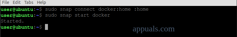 Inicie o Docker