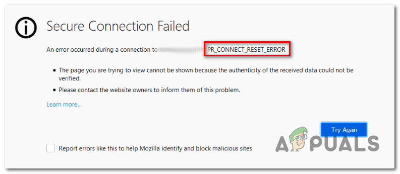 Como corrigir PR CONNECT RESET ERROR no Mozilla Firefox?