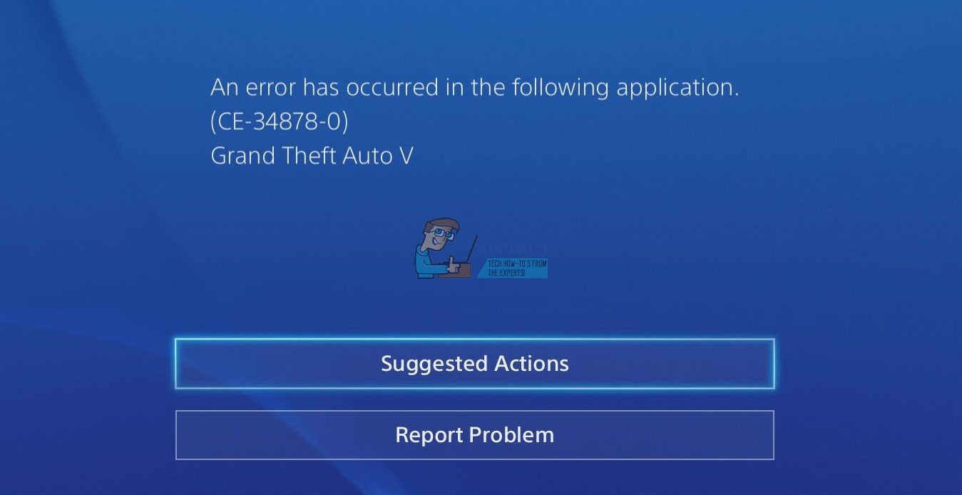 Labojums: PlayStation 4 kļūdas kods CE-34878-0