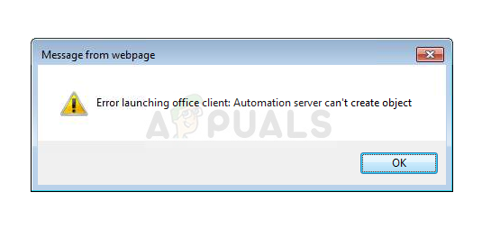 Como corrigir o erro ‘Automation Server can not Create Object’ no Windows?