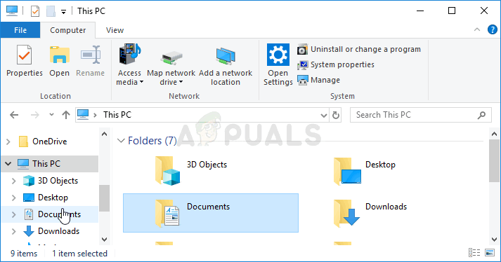 Dokumenter i File Explorer